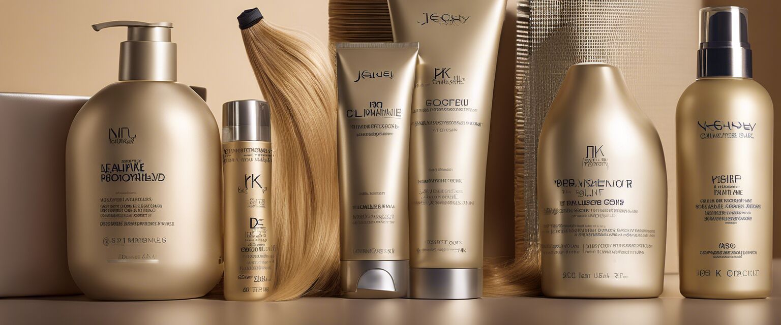 Hair care products for blonde weaves